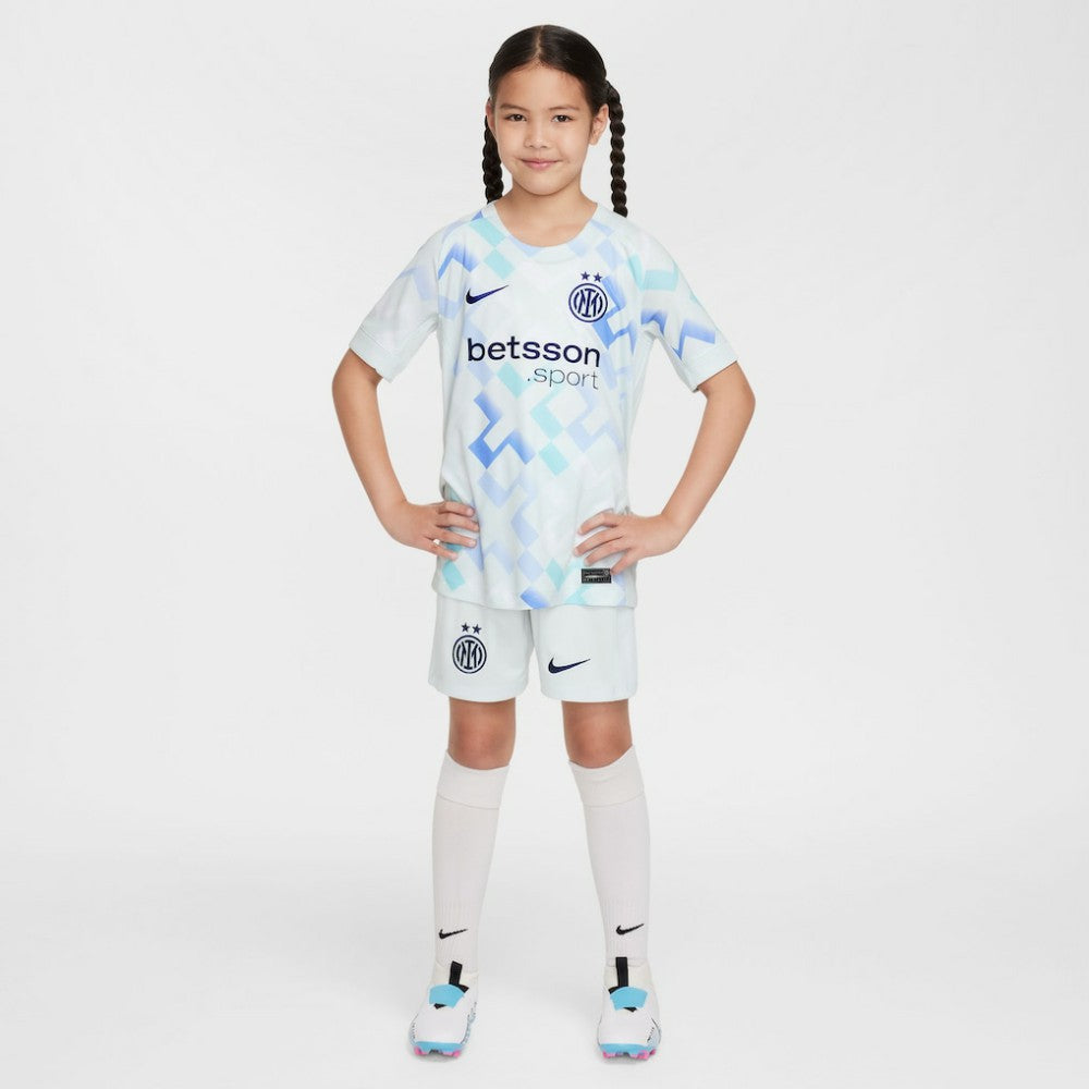 Inter Milan Youth 2025/26 Away Replica Jersey Discount - Aqua 