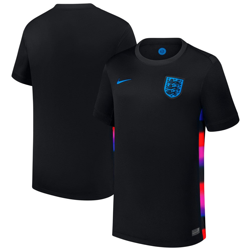 England Women's National Team Youth 2025/26 Away Replica Jersey for sale - Black 