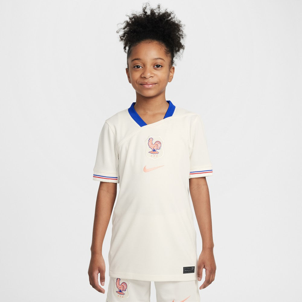 France Women's National Team Youth 2025/26 Away Replica Jersey for sale - Cream 