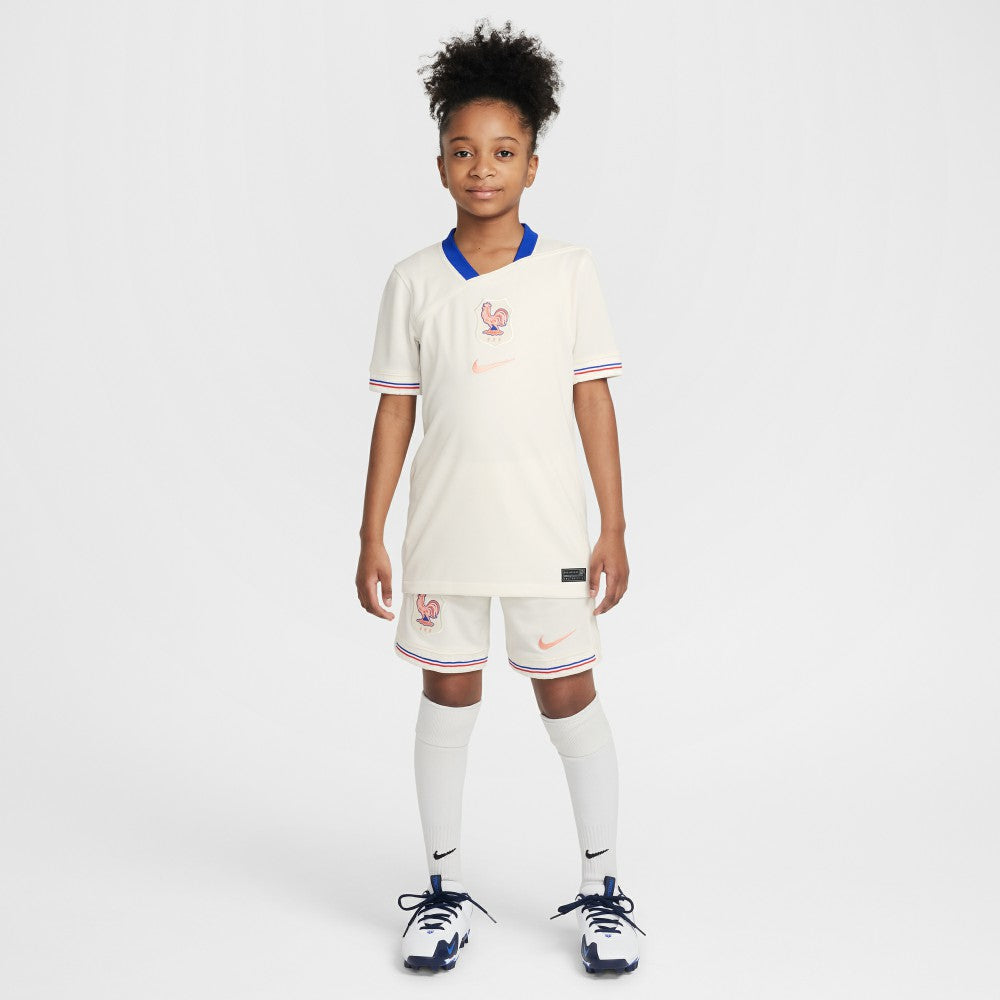 France Women's National Team Youth 2025/26 Away Replica Jersey for sale - Cream 