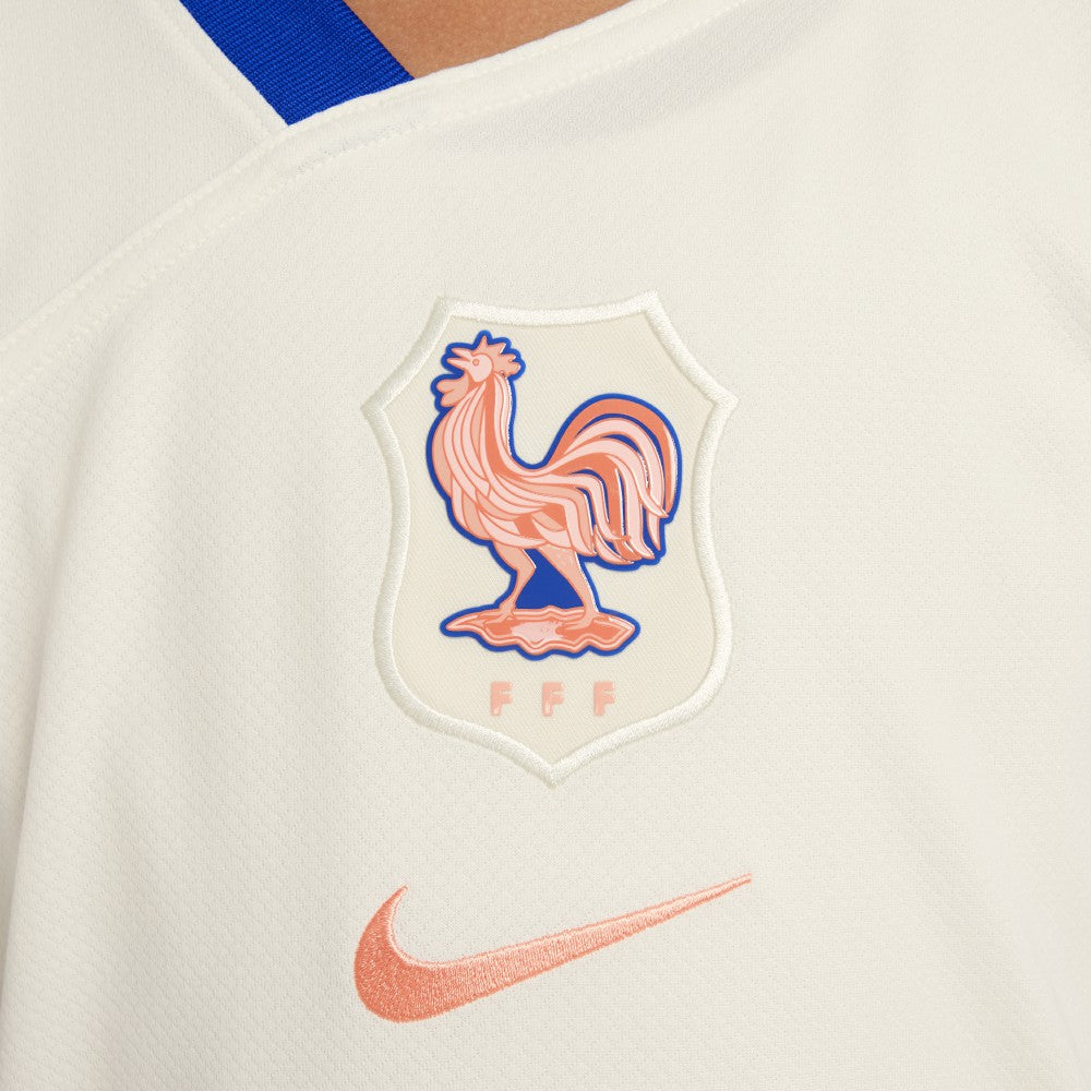 France Women's National Team Youth 2025/26 Away Replica Jersey for sale - Cream 