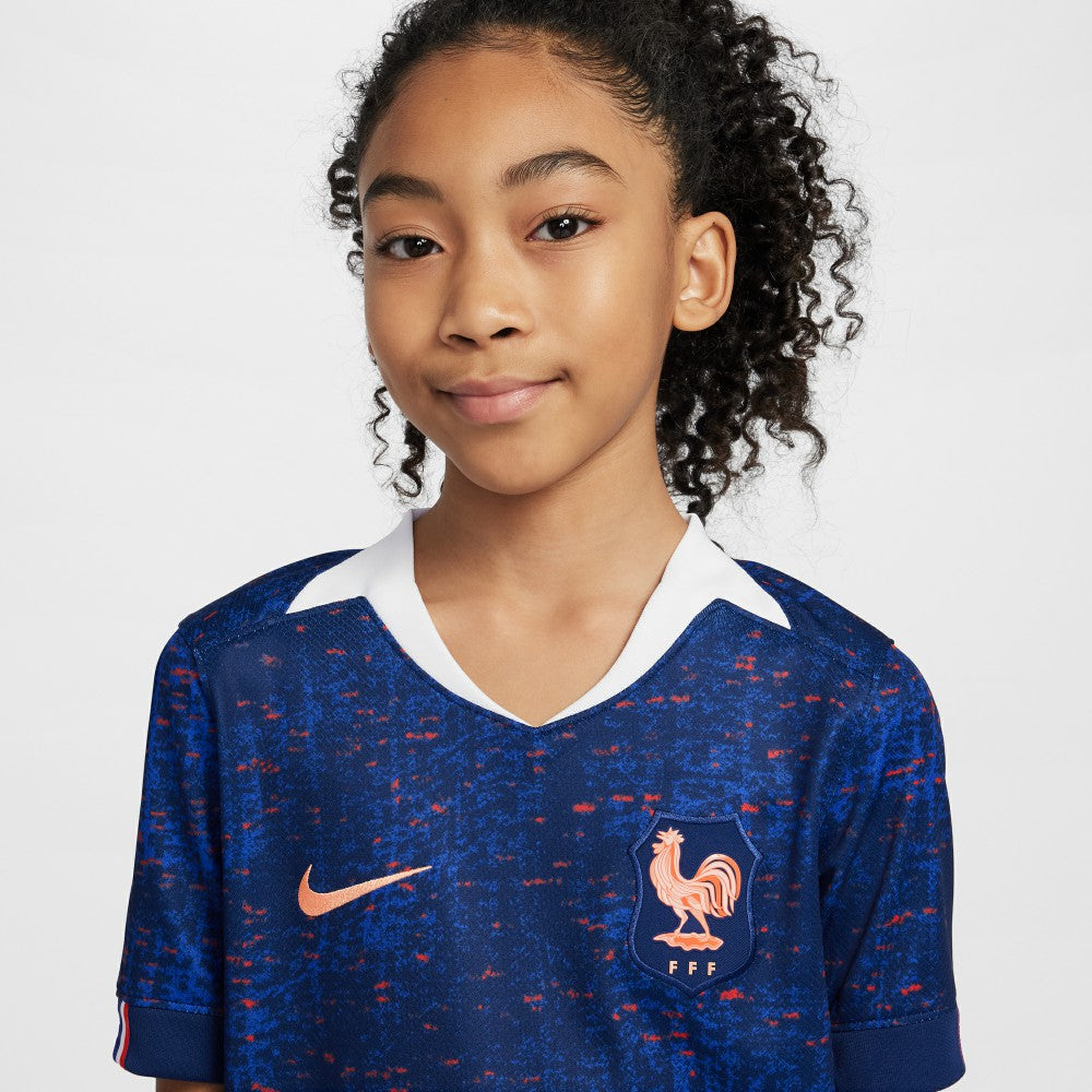 France Women's National Team Youth 2025/26 Home Replica Jersey for sale - Blue 
