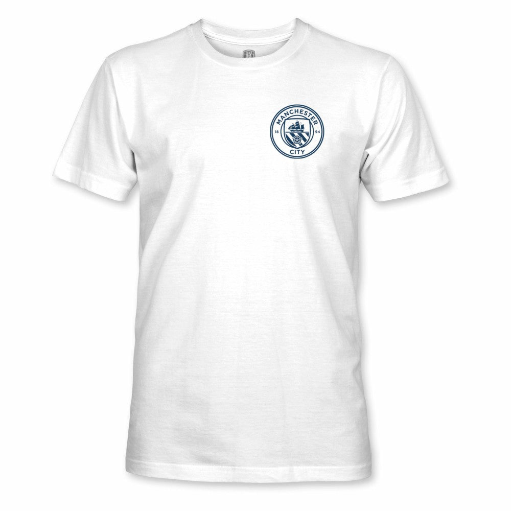 Manchester City 1863FC Duo Tone Player T-Shirt Discount - White 