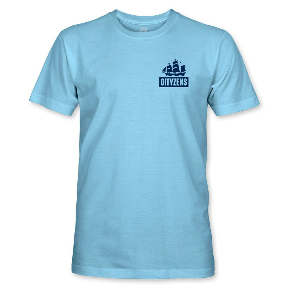 Manchester City 1863FC Our City Arc T-Shirt Discount - Sky Blue 