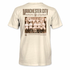 Manchester City 1863FC Vintage Photo T-Shirt Discount - Natural 