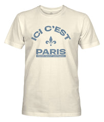 Paris Saint-Germain 1863FC Team Arch T-Shirt on sale - Tan 