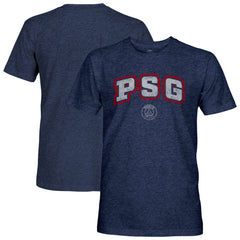 Paris Saint-Germain 1863FC Athletic Wordmark Vintage Tri-Blend T-Shirt on sale - Navy 
