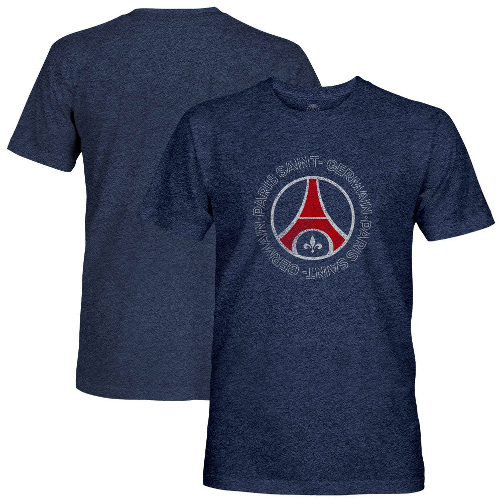Paris Saint-Germain 1863FC Roundabout Vintage Tri-Blend T-Shirt on sale - Navy 