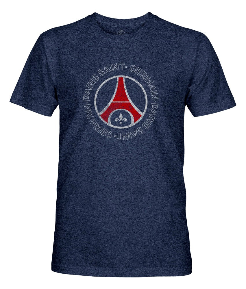 Paris Saint-Germain 1863FC Roundabout Vintage Tri-Blend T-Shirt on sale - Navy 
