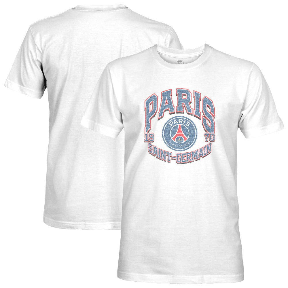 Paris Saint-Germain 1863FC Retro Wordmark T-Shirt on sale - White 