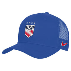 USWNT Unisex Rise Adjustable Trucker Hat on sale - Blue 