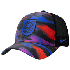 England National Team Unisex Rise Printed Trucker Adjustable Hat for sale - Black 