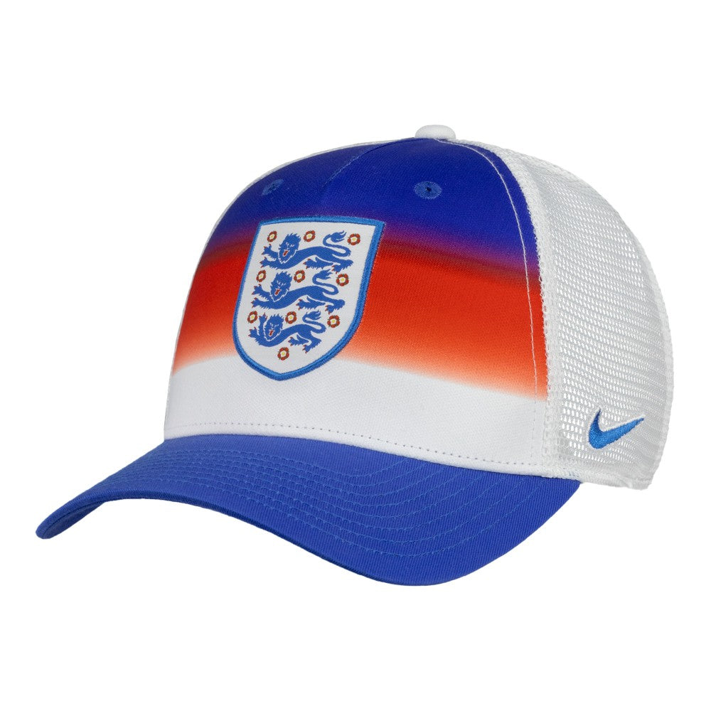 England National Team Unisex Rise Printed Trucker Adjustable Hat for sale - White 