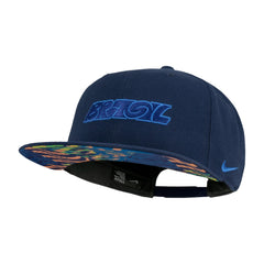 Brazil National Team Unisex Pro Snapback Hat for sale - Navy 