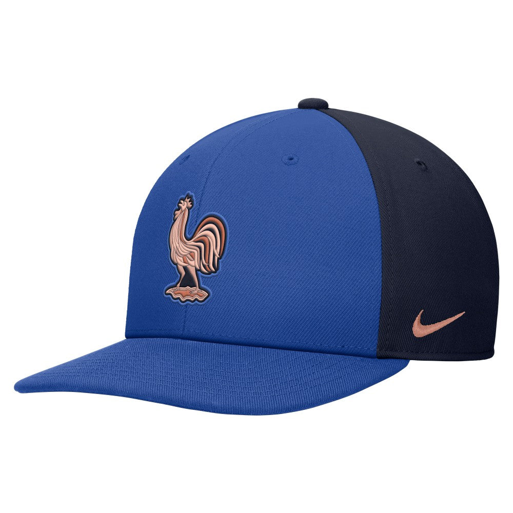 France National Team Unisex Pro Flatbill Snapback Hat for sale - Blue 