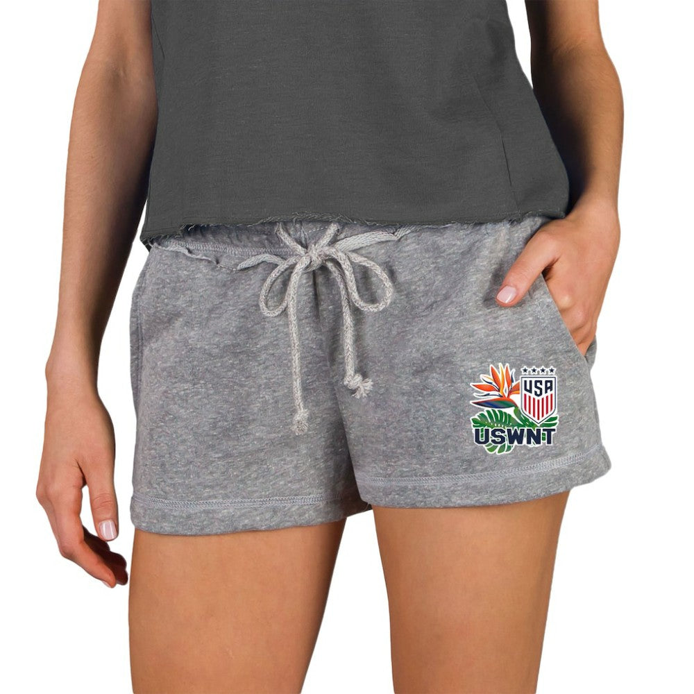 USMNT Concepts Sport Women's Mainstream French Terry Shorts on sale - Gray 