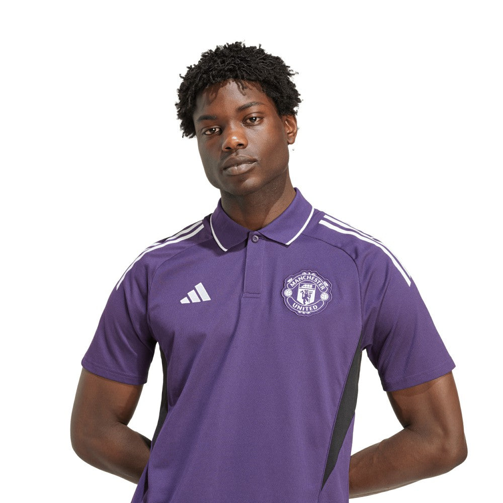 Manchester United 2025/26 Training Polo Discount - Purple 