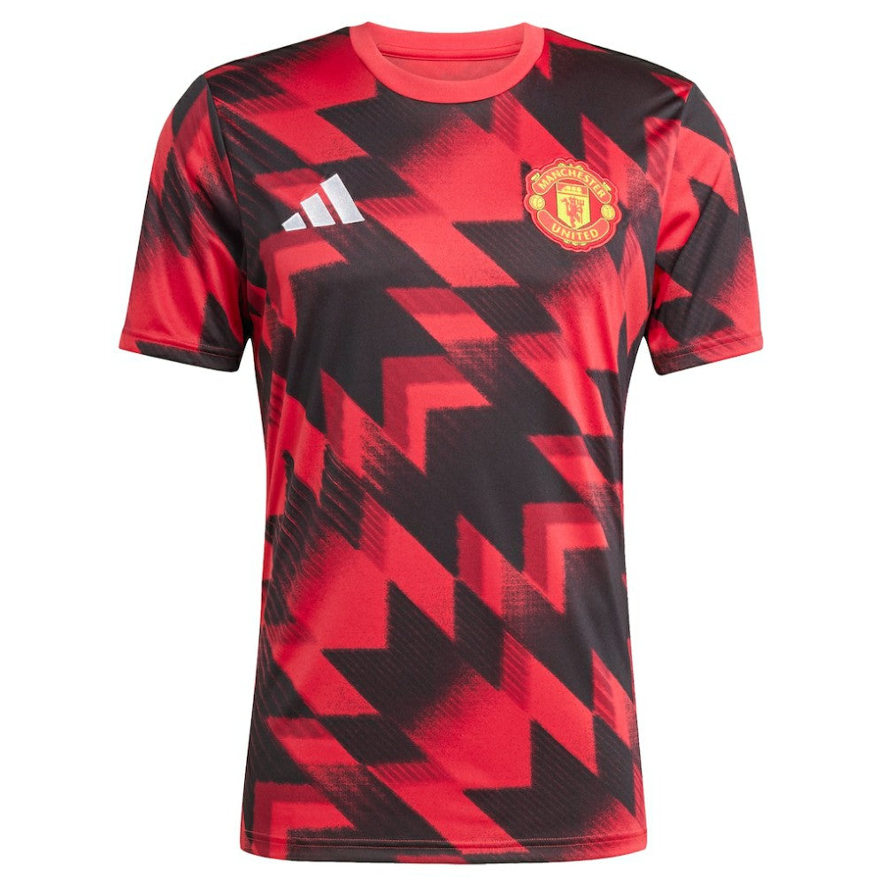 Manchester United 2025/26 AEROREADY Pre-Match Top Discount - Red 