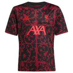 Liverpool Youth 2025/26 Pre-Match AEROREADY Top Discount - Black 