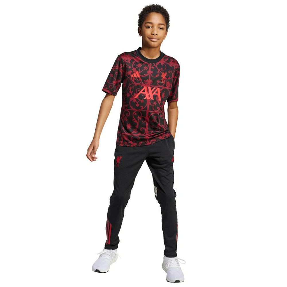 Liverpool Youth 2025/26 Pre-Match AEROREADY Top Discount - Black 