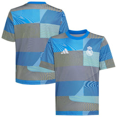 Real Madrid Youth 2025/26 Pre-Match AEROREADY Top Discount - Blue 
