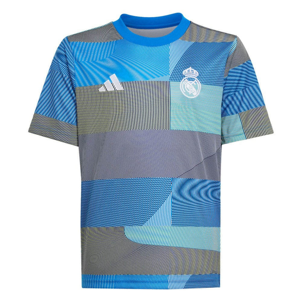 Real Madrid Youth 2025/26 Pre-Match AEROREADY Top Discount - Blue 