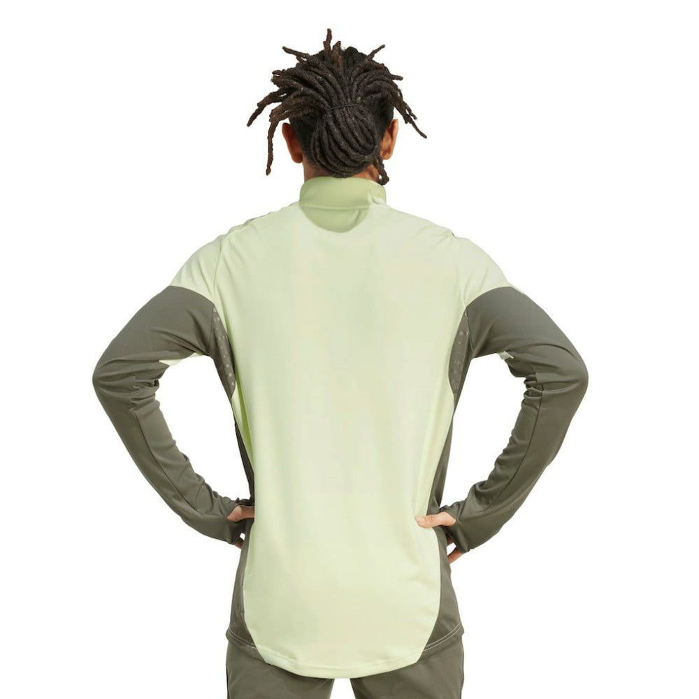 Real Madrid 2025/26 AEROREADY Raglan Quarter-Zip Training Pullover Discount - Green 