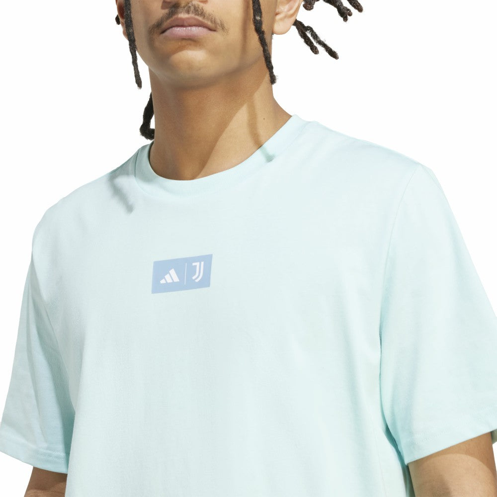 Juventus Jersey Hook T-Shirt Discount - Aqua 