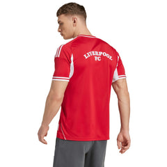 Liverpool Full-Button Baseball Jersey Discount - Red 