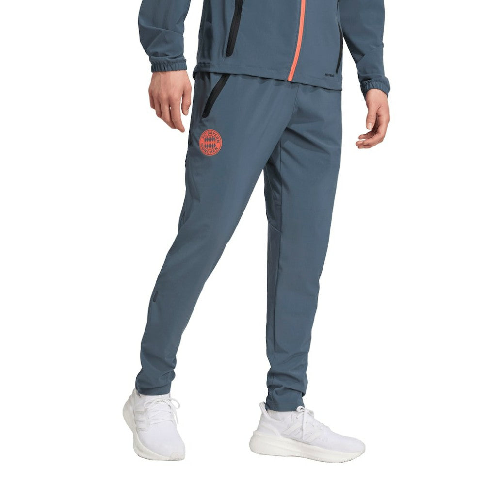 Bayern Munich 2025/26 Tiro Vis Tech AEROREADY Travel Pants on sale - Gray 