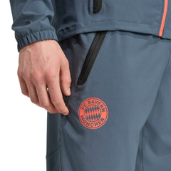 Bayern Munich 2025/26 Tiro Vis Tech AEROREADY Travel Pants on sale - Gray 