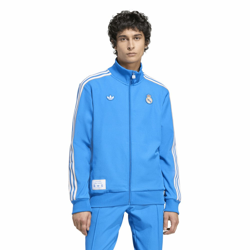Real Madrid Terrace Icons Full-Zip Track Jacket Discount - Blue 