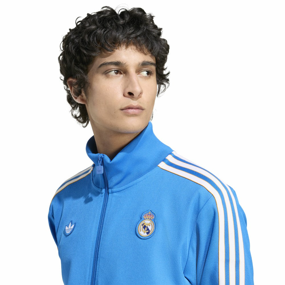 Real Madrid Terrace Icons Full-Zip Track Jacket Discount - Blue 