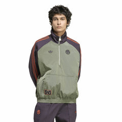 Bayern Munich Terrace Icons Half-Zip Jacket on sale - Green 