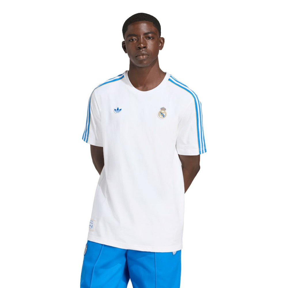 Real Madrid Terrace Icons T-Shirt Discount - White 