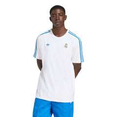 Real Madrid Terrace Icons T-Shirt Discount - White 