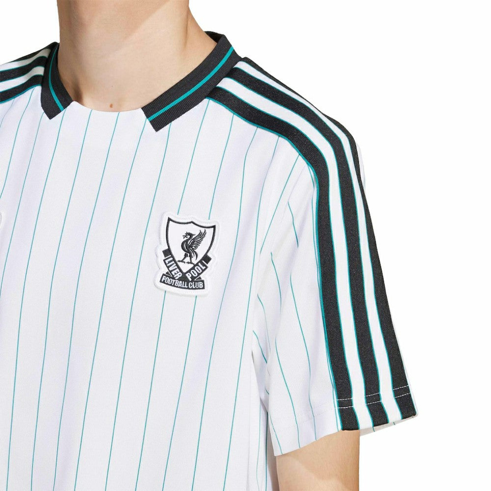Liverpool Youth Terrace Icons Fashion Jersey Discount - White 