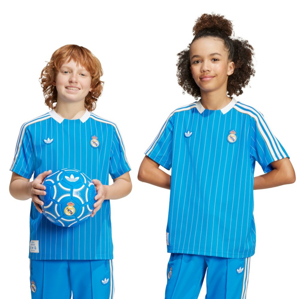 Real Madrid Youth Terrace Icons Jersey Discount - Blue 
