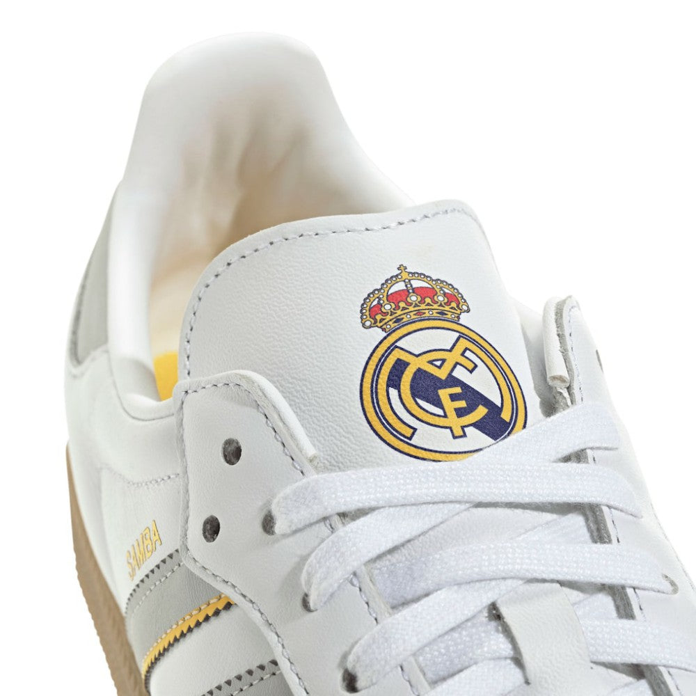 Real Madrid Unisex Home Kit Team Samba Shoes Discount - White 