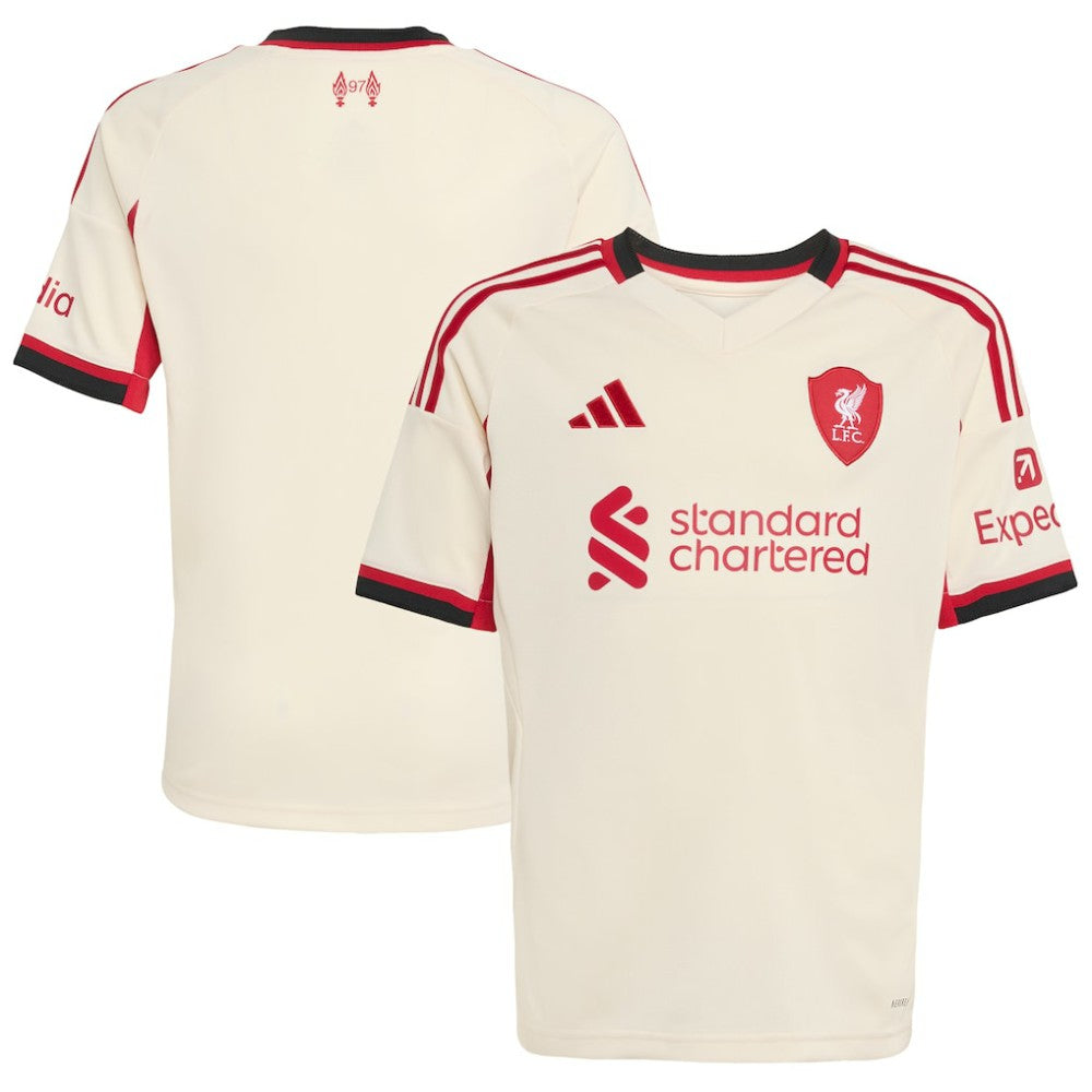 Liverpool Youth 2025/26 Away Replica Jersey Discount - White 