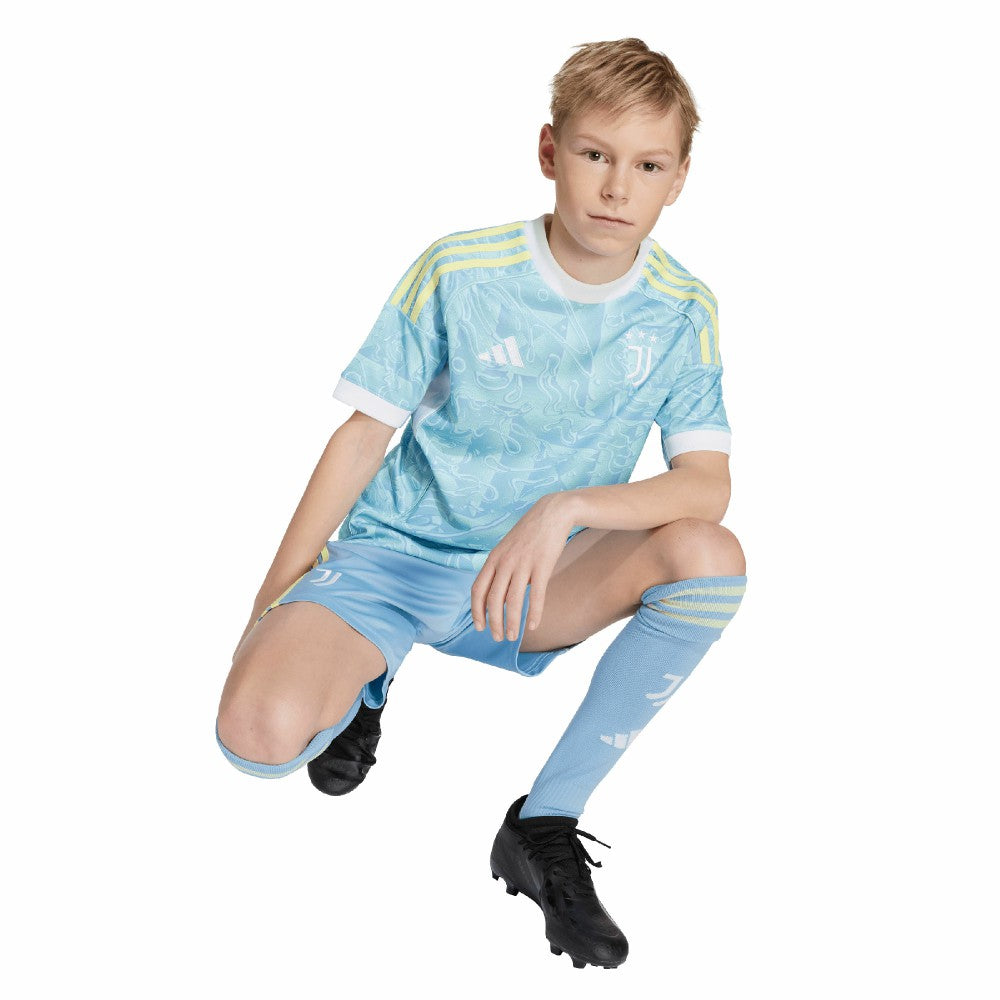 Juventus Youth 2025/26 Away Replica Jersey Discount - Blue 