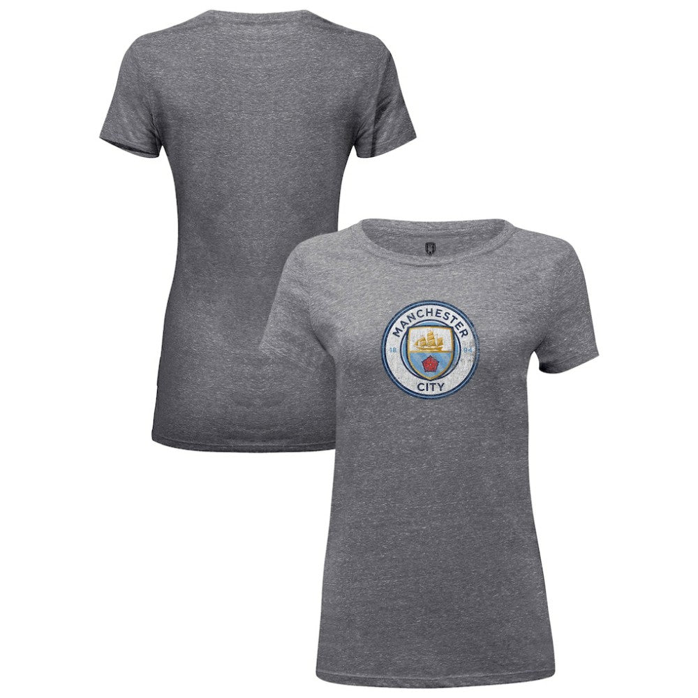 Manchester City 1863FC Women's Color Badge Tri-Blend T-Shirt Discount - Heather Gray 
