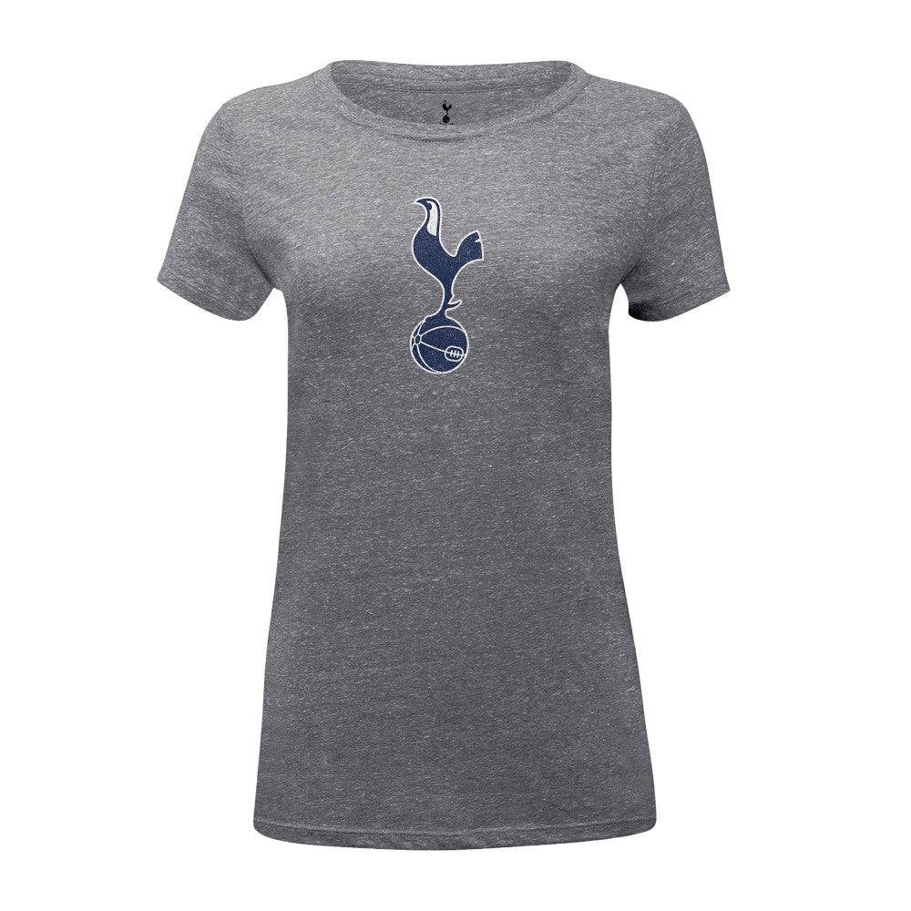 Tottenham Hotspur 1863FC Women's Color Badge Tri-Blend T-Shirt for sale - Heather Gray 