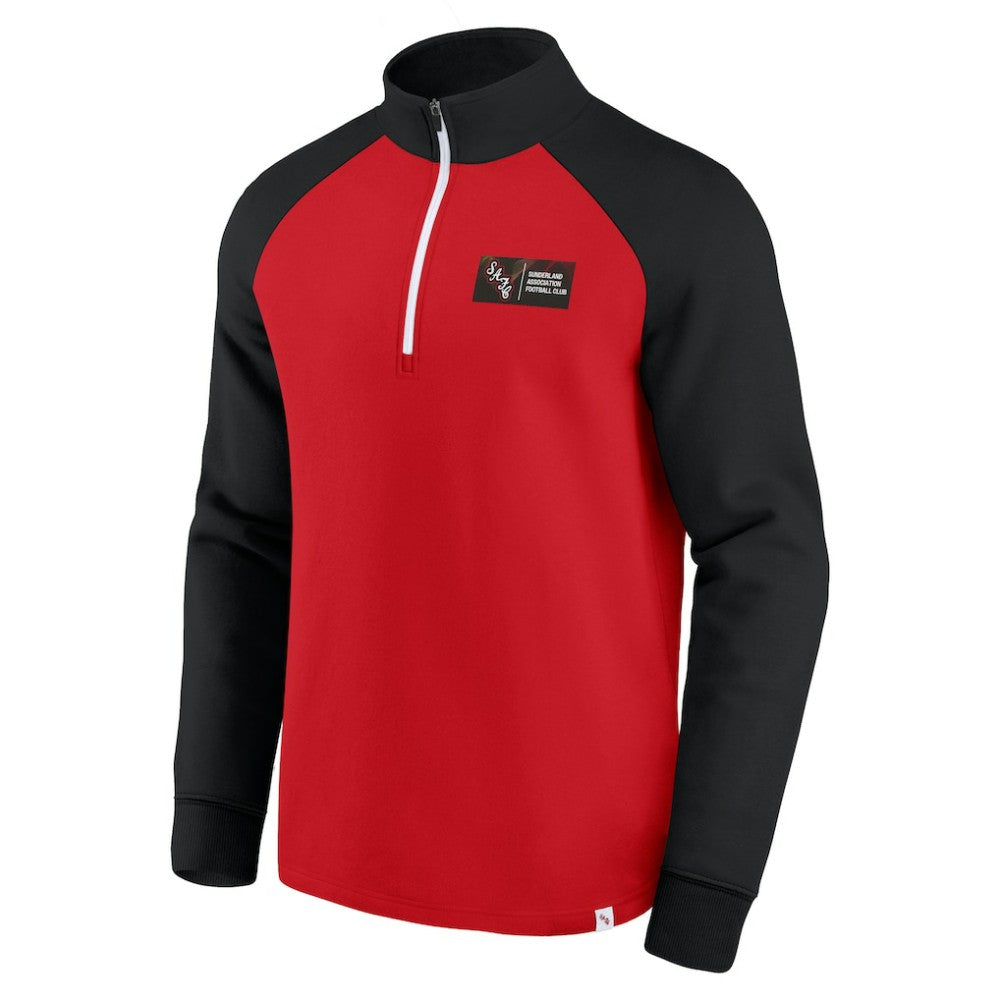 Sunderland Classic Half Zip Top / Athletic Red / Mens 