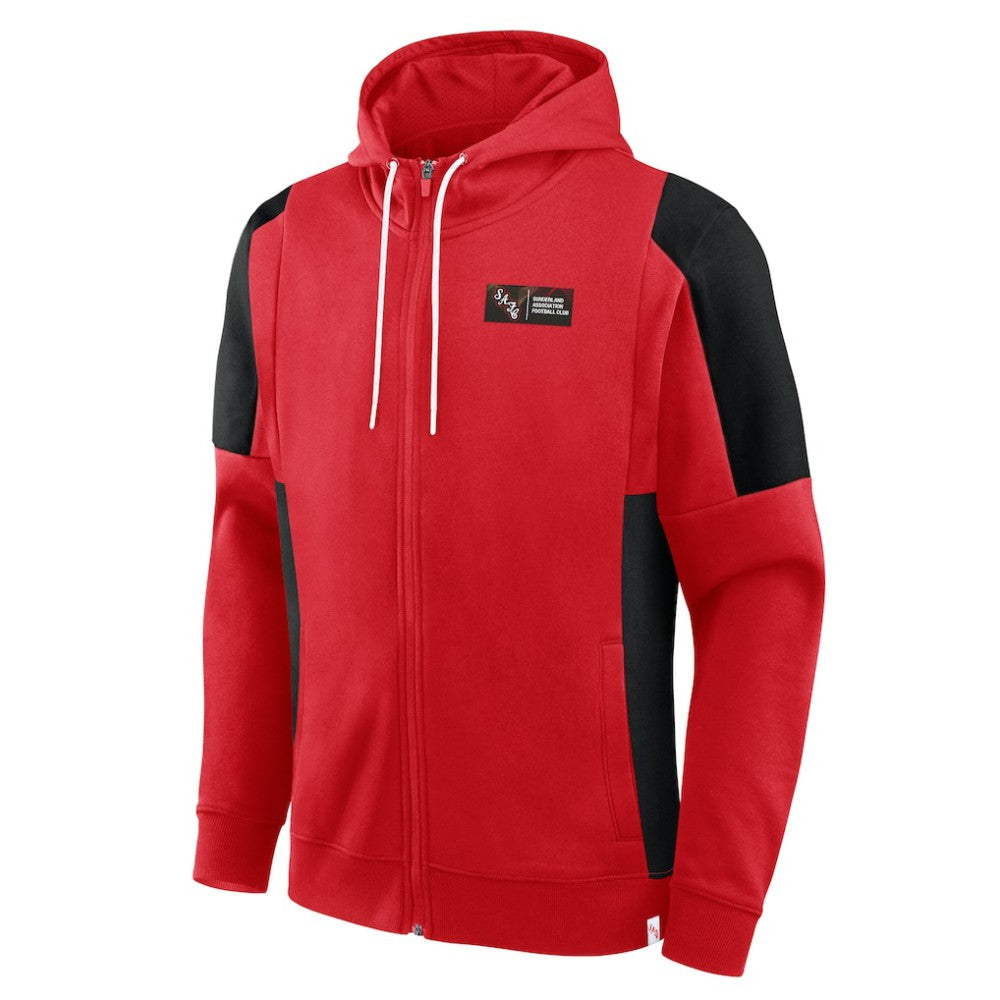 Sunderland Classic Full Zip Hoodie / Athletic Red / Mens 