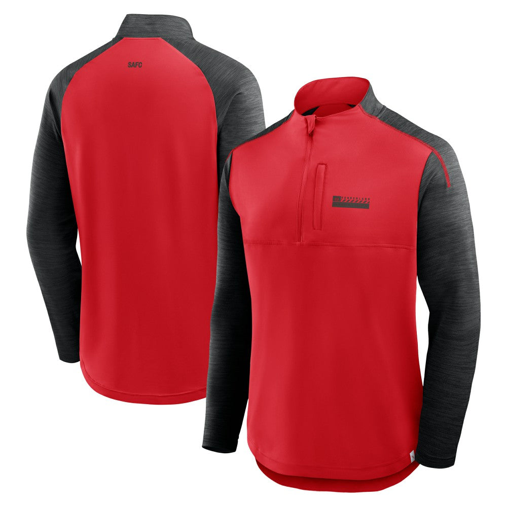 Sunderland Defender 1/4 Zip Top / Athletic Red / Mens 