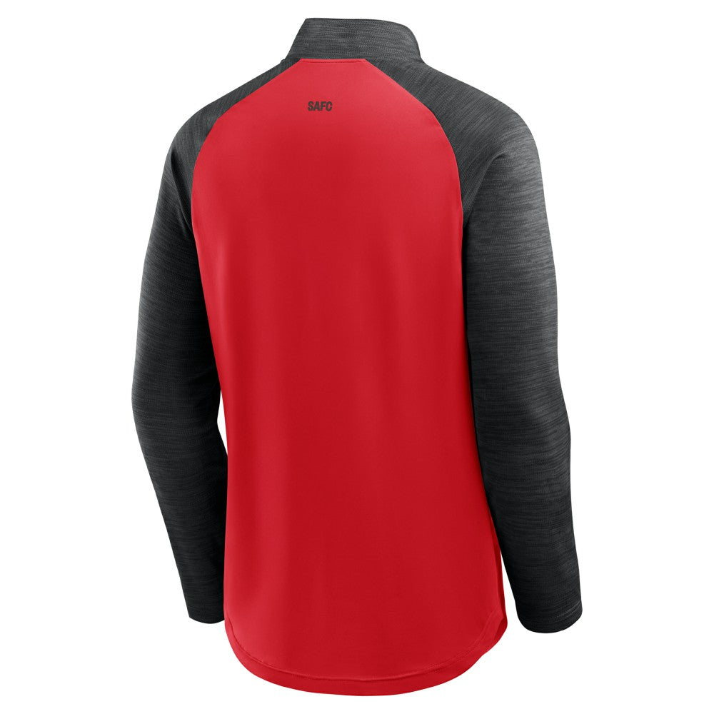 Sunderland Defender 1/4 Zip Top / Athletic Red / Mens 