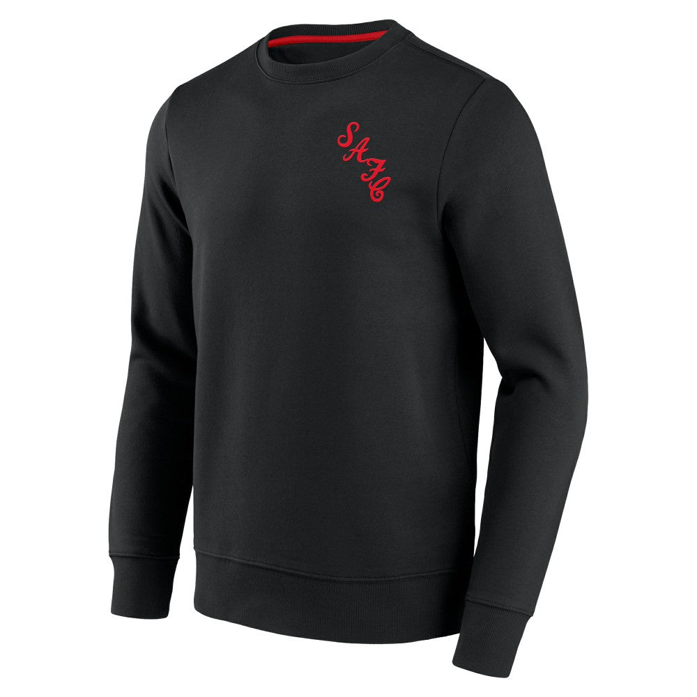 Sunderland Essentials Small Crest Crew Sweatshirt / Black / Mens 