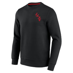 Sunderland Essentials Small Crest Crew Sweatshirt / Black / Mens 