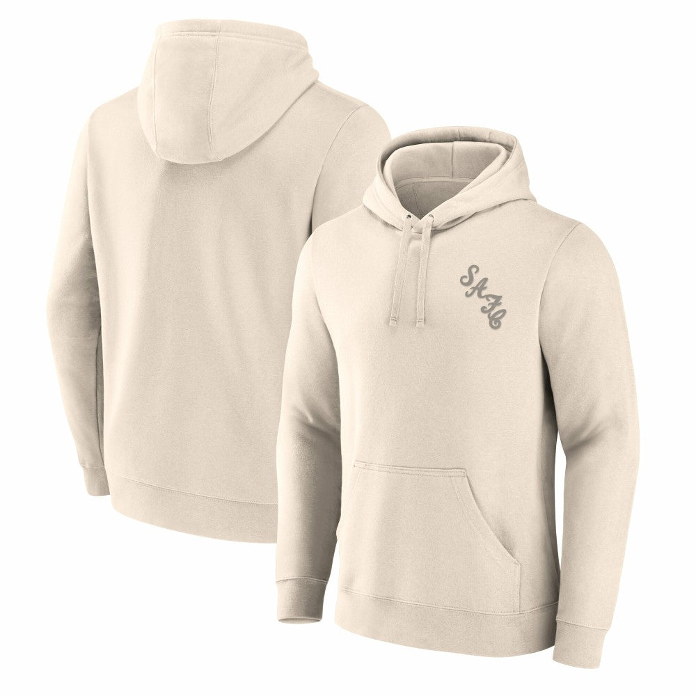 Sunderland Essentials Small Crest Vintage Logo Overhead Hoodie / Whitecap Gray / Mens 